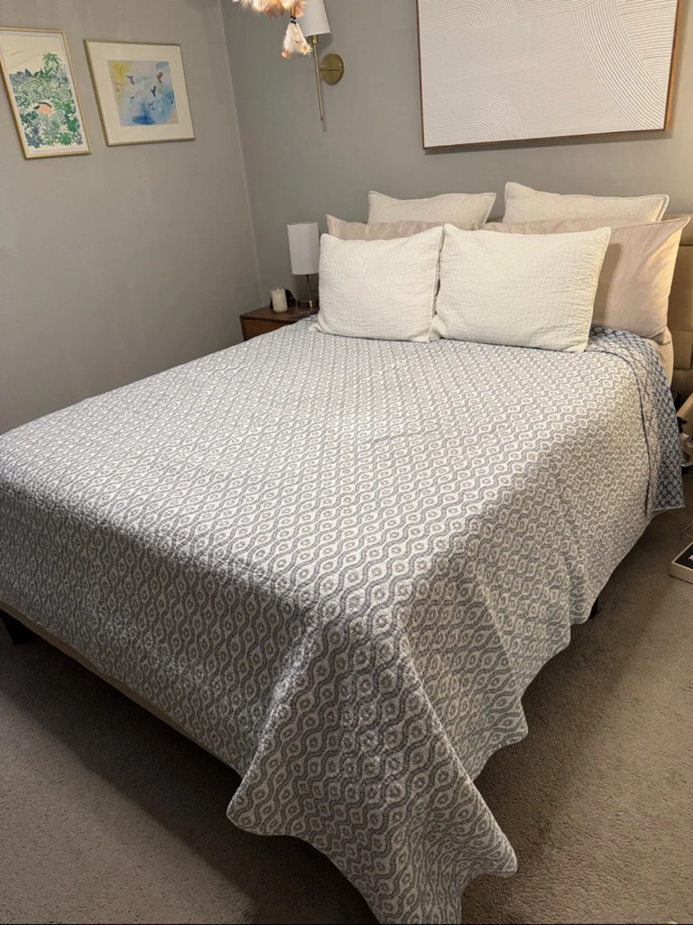 Duel sided king size quilt